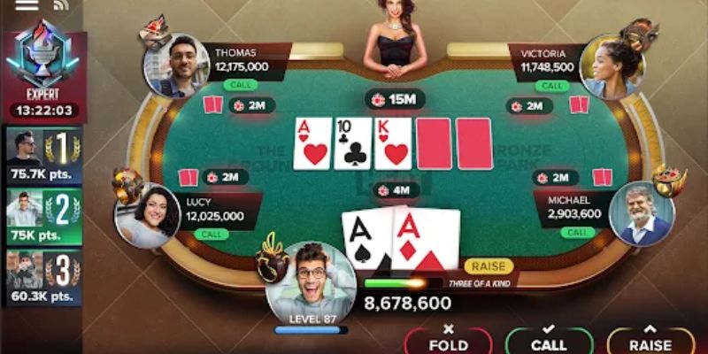 Quy trình 4 vòng cược trong Poker U888